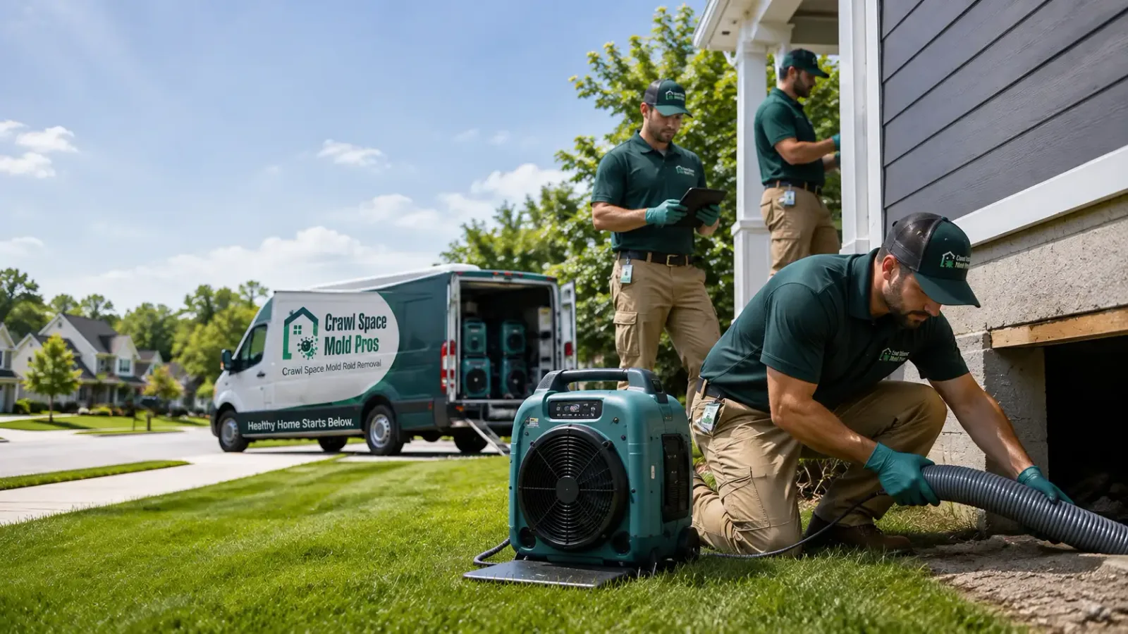 Crawl Space Mold Removal in Brentwood, MD